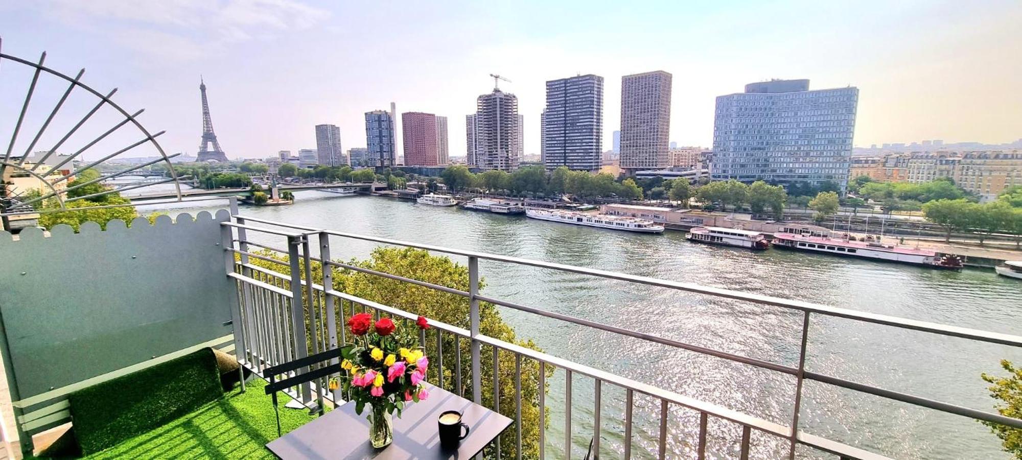 Appartement Vue Tour Eiffel Paris 16 Eme Esterno foto